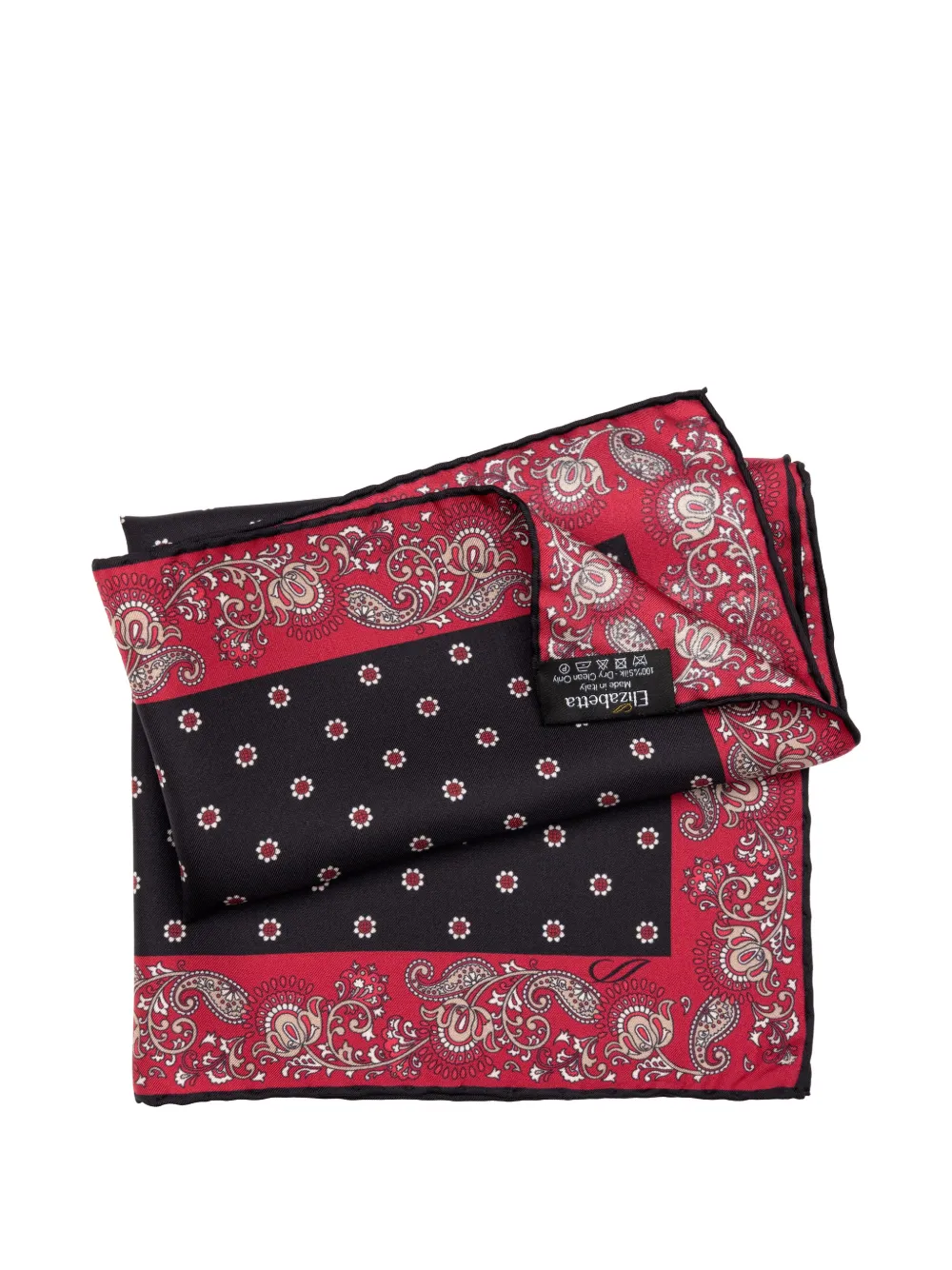 Elizabetta Pochet met paisley-afwerking en medaillon-print Zwart