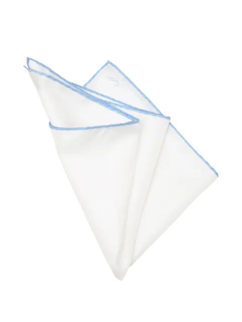 Elizabetta Mont Blanc silk pocket square