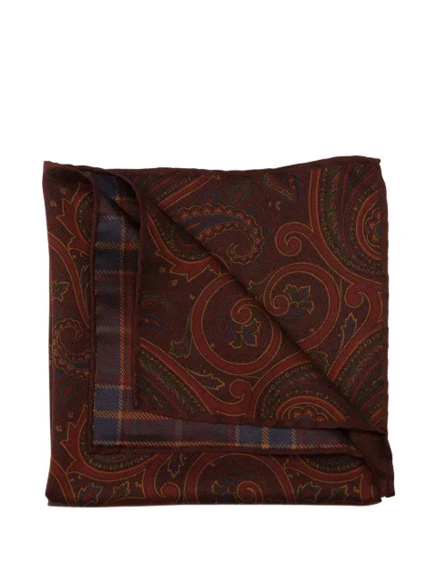 Elizabetta Positano paisley-print pocket square