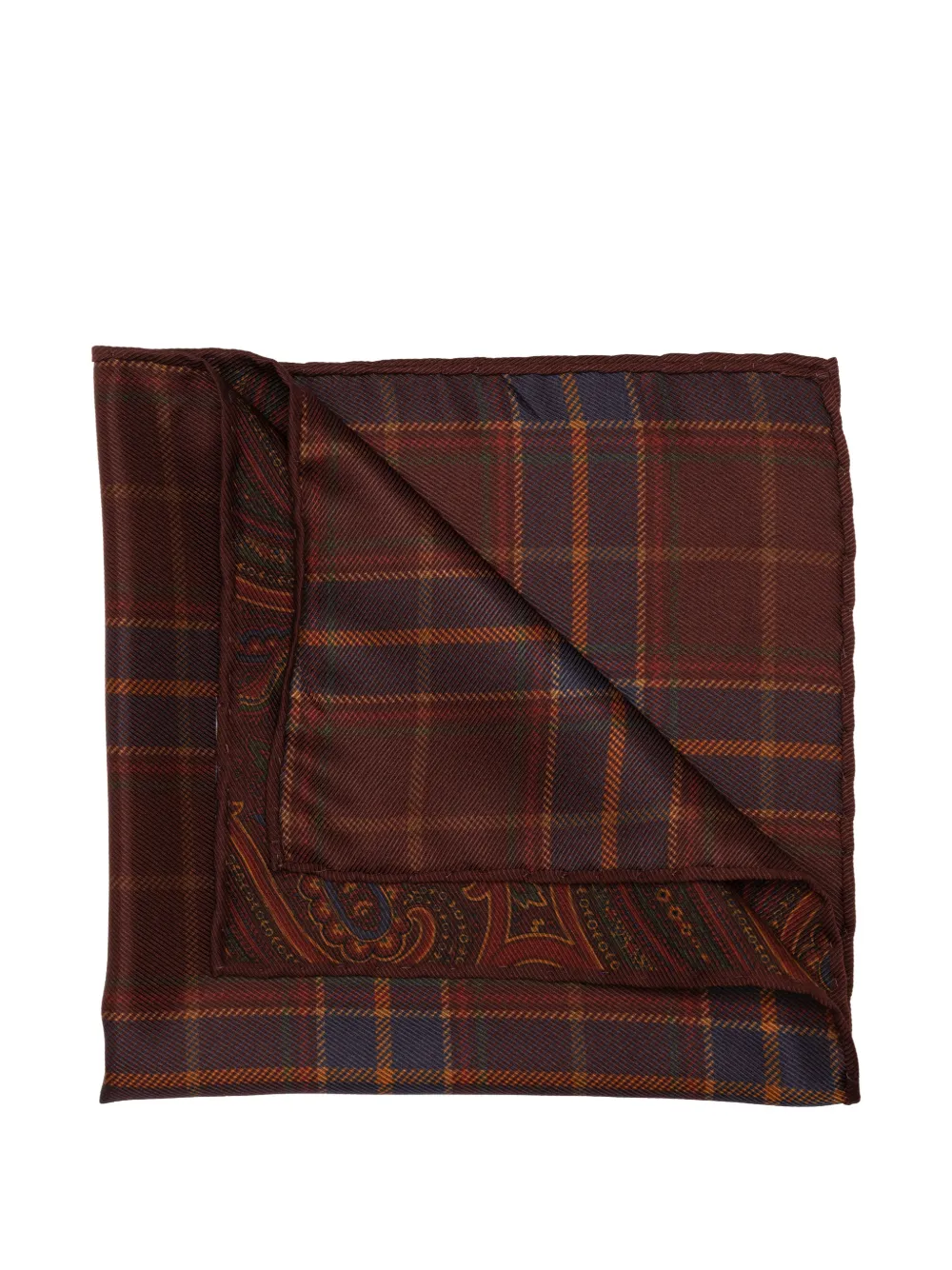 Elizabetta Positano pochet met paisley-print Bruin