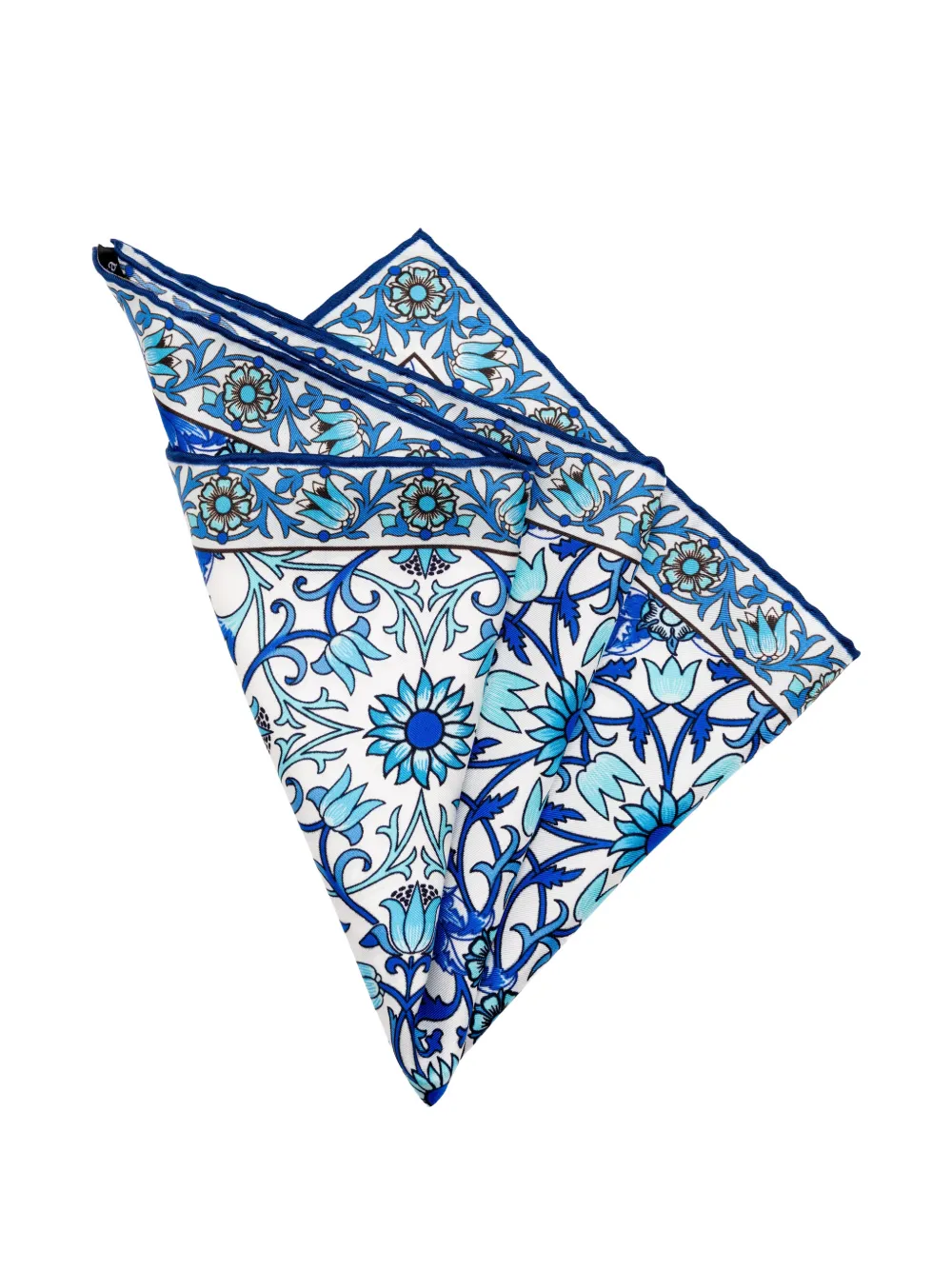 Elizabetta Itria pochet met bloemenprint Wit