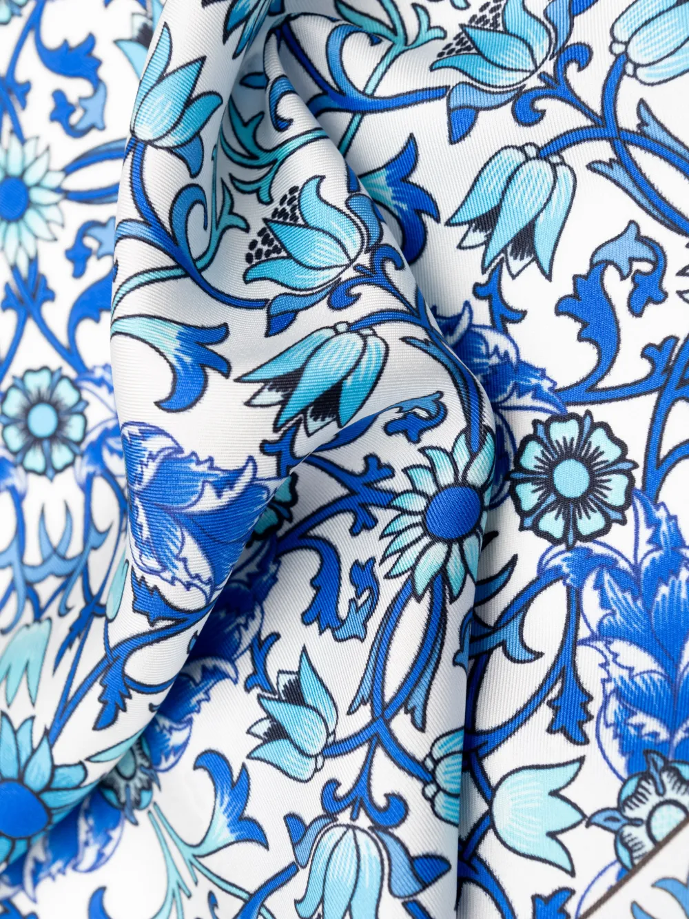 Elizabetta Itria pochet met bloemenprint Wit