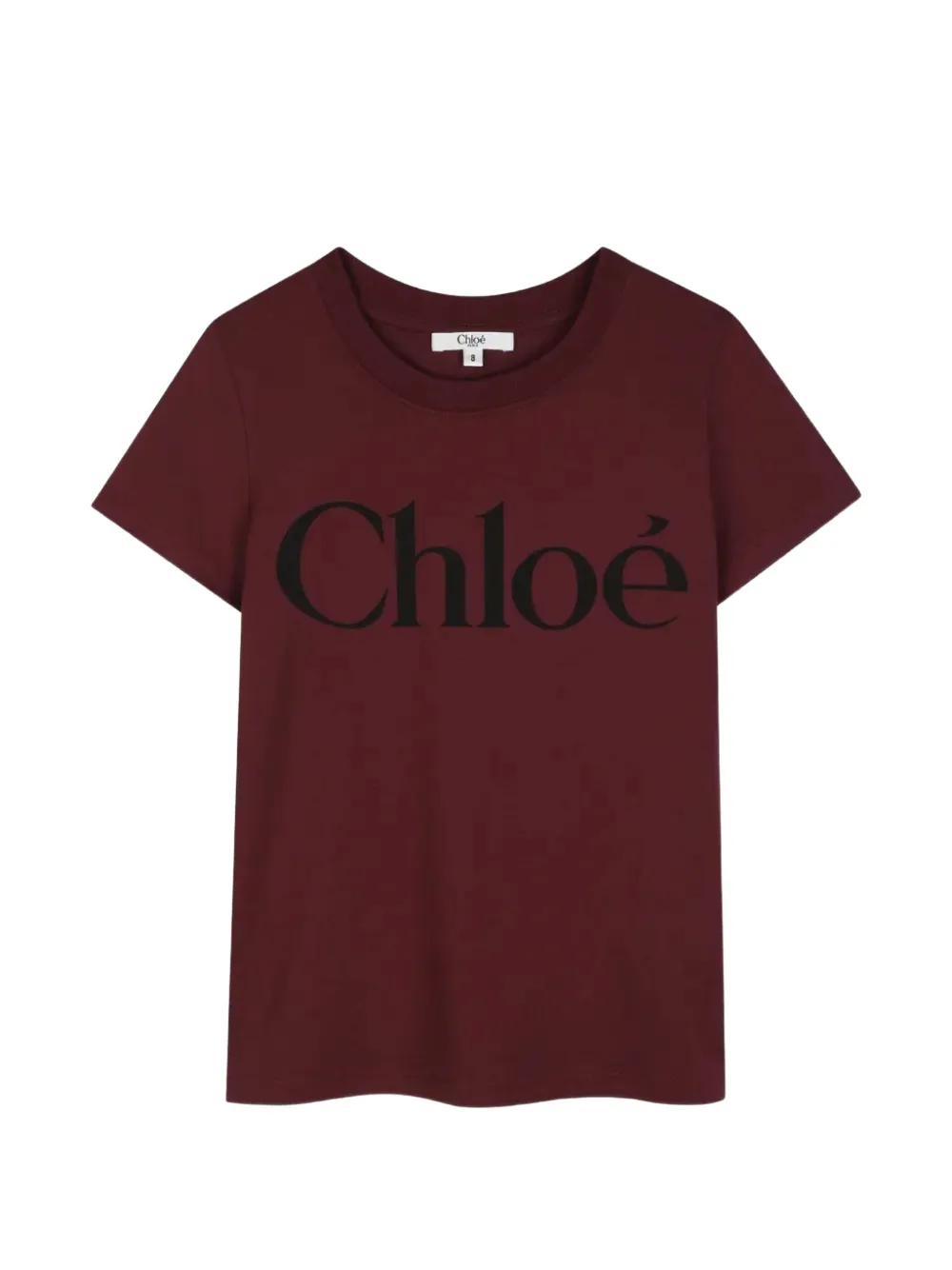 Chloé Kids logo-print cotton T-shirt - Rouge Chloé Kids logo-print cotton T-shirt - Rouge