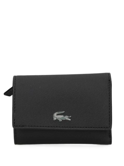 Lacoste Anna logo-plaque foldover wallet