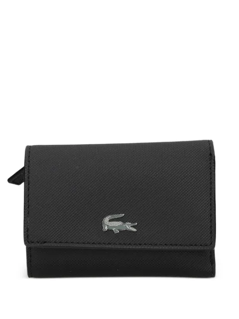 Lacoste Anna logo-plaque foldover wallet