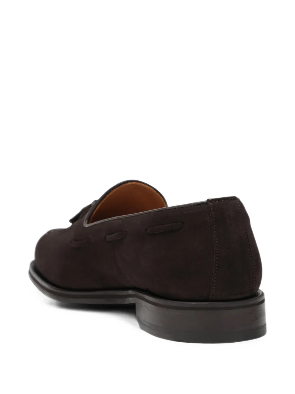 Berwick Shoes tassel-detail suede loafers Bruin