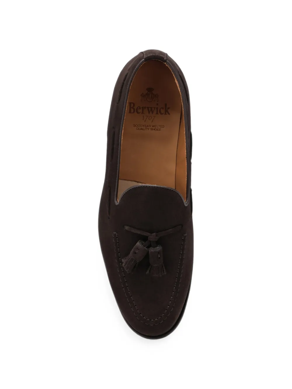 Berwick Shoes tassel-detail suede loafers Bruin