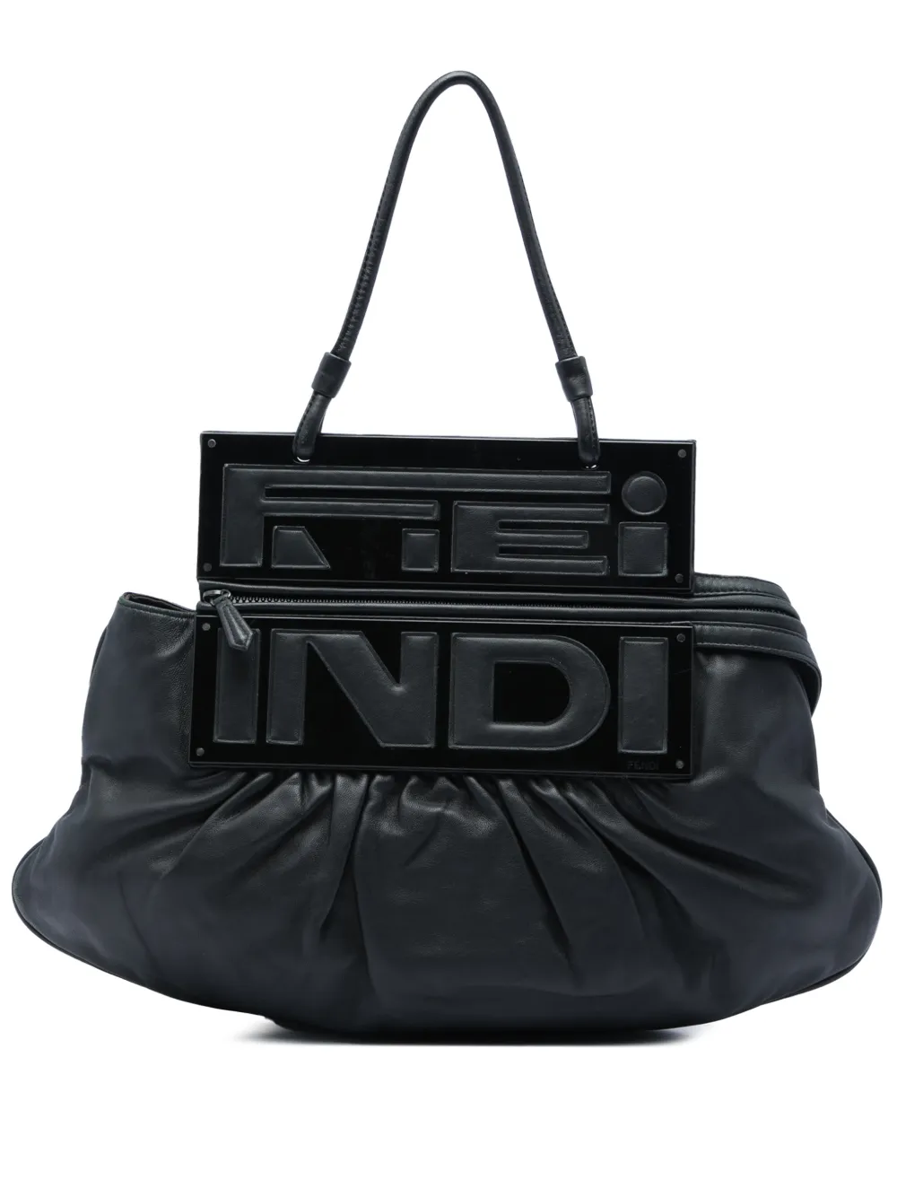 Fendi Pre-Owned sac à main Convertible To You en cuir (2000-2010) - Noir