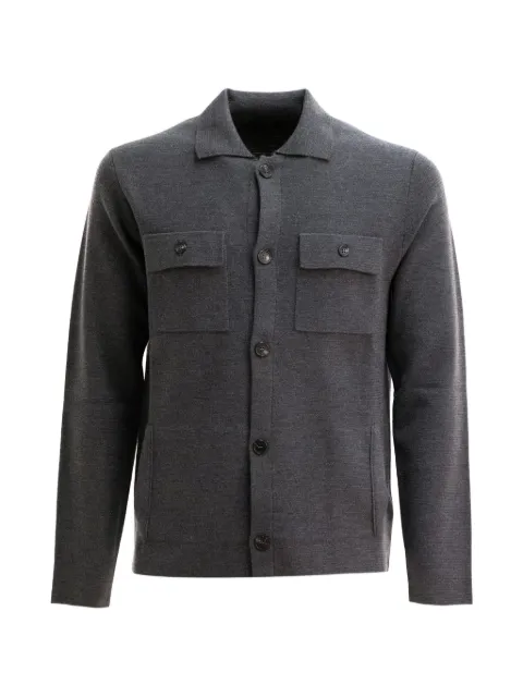 Zanone button-up pocket-detail sweater