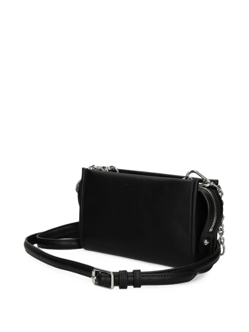 Lacoste Celys mini-crossbodytas met logo-patch Zwart