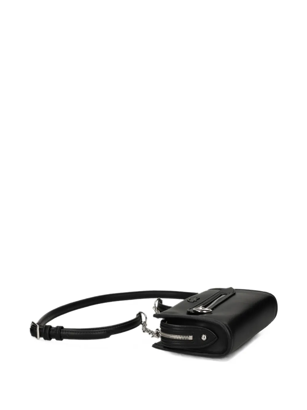 Lacoste Celys mini-crossbodytas met logo-patch Zwart