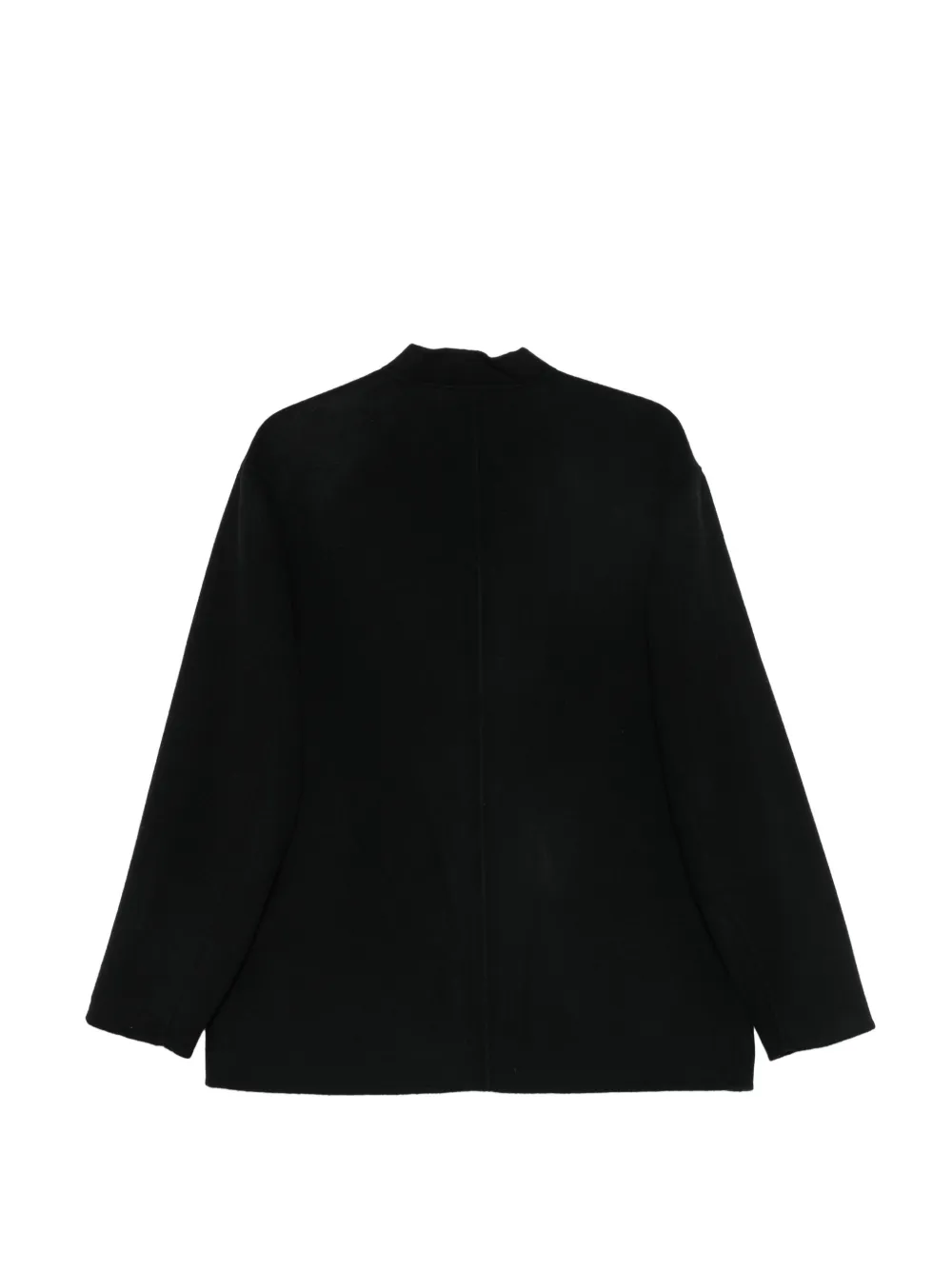 Officine Generale mandarin-collar patch-pocket jacket Zwart