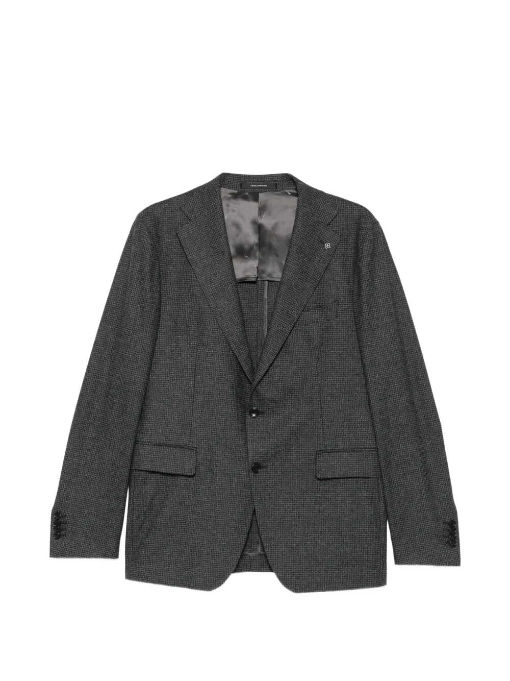 Tagliatore micro-check wool suit - Grigio