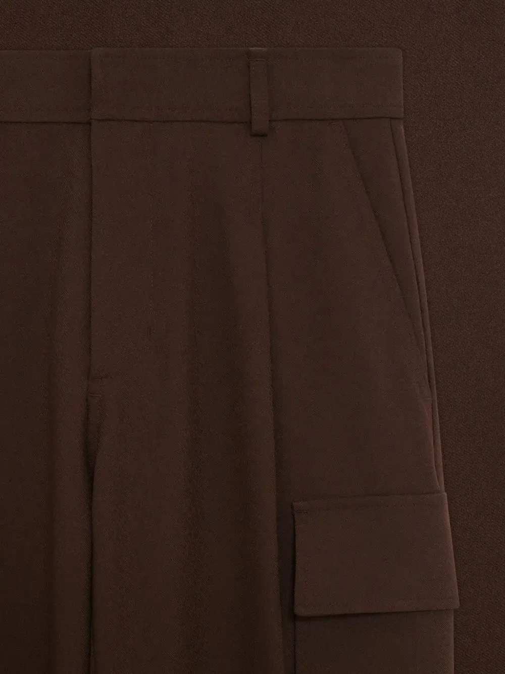 Drôle De Monsieur twill cargo pants Bruin