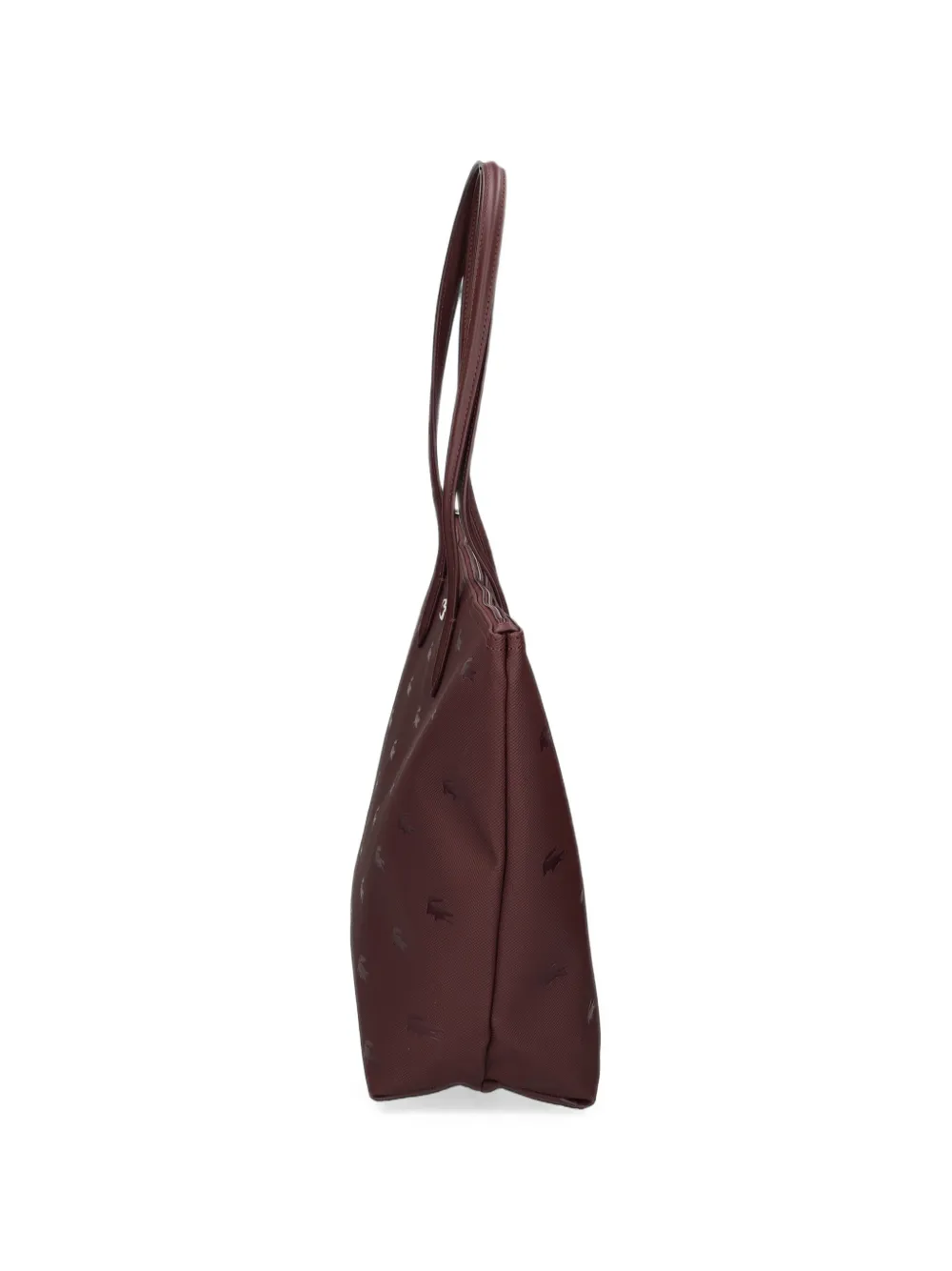Lacoste Grote schoudertas met monogram-print Rood