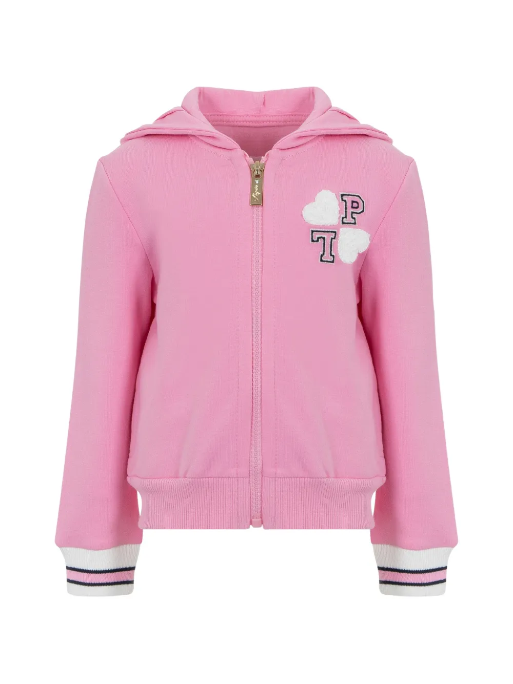 Lapin House Twee trainingspakken met logo-patch en rits Roze