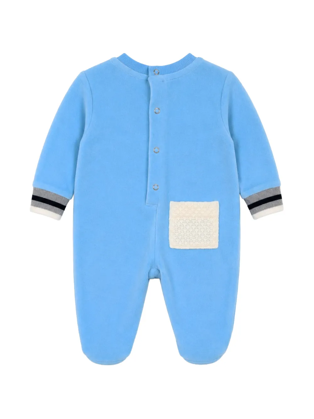 Lapin House Rompers met teddybeer-print Blauw
