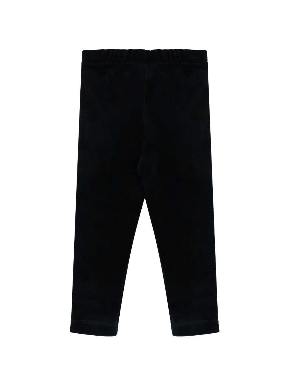 Lapin House monogram-embroidered leggings Zwart