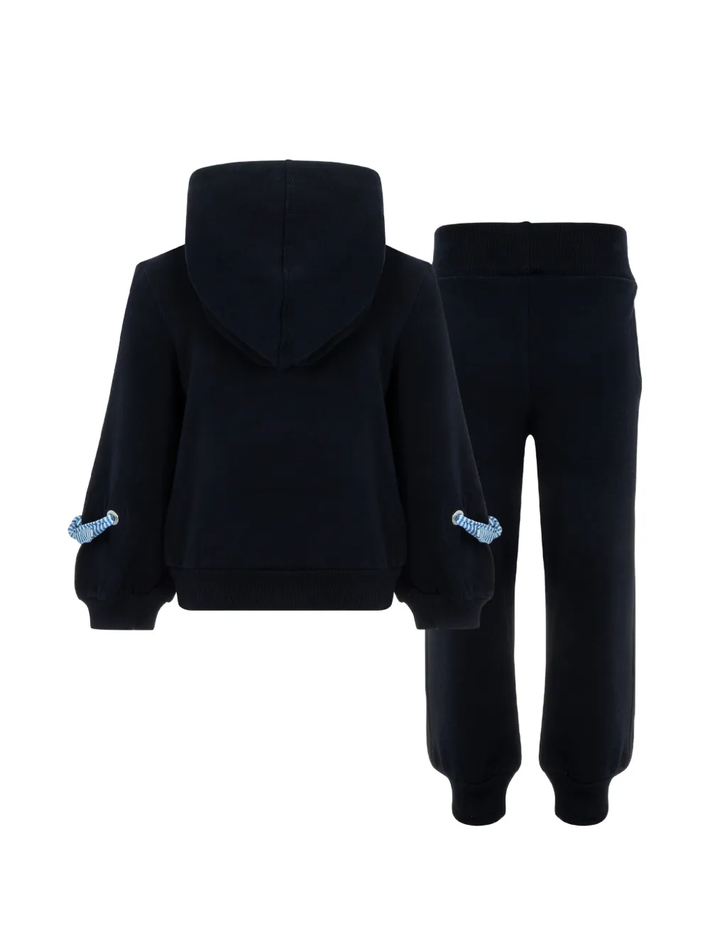 Lapin House Twee trainingspakken met geborduurd logo Blauw