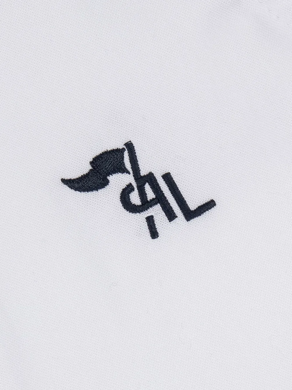 Lapin House Shirt met geborduurd logo en oprolbare mouwen Wit