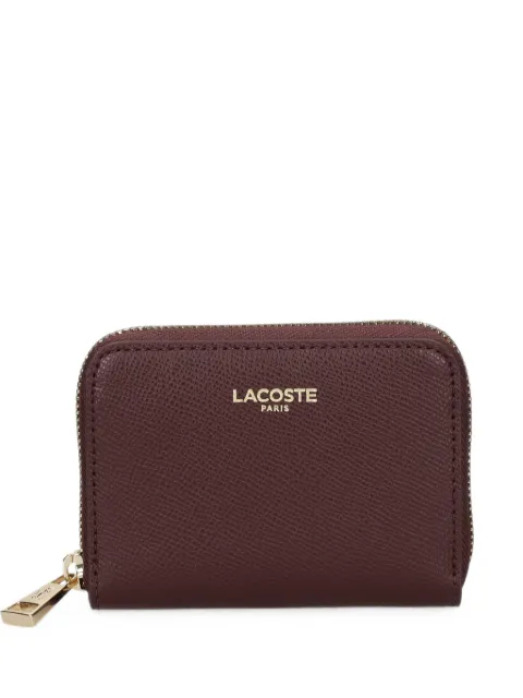 Lacoste mini Champs-Élysées logo-print leather wallet