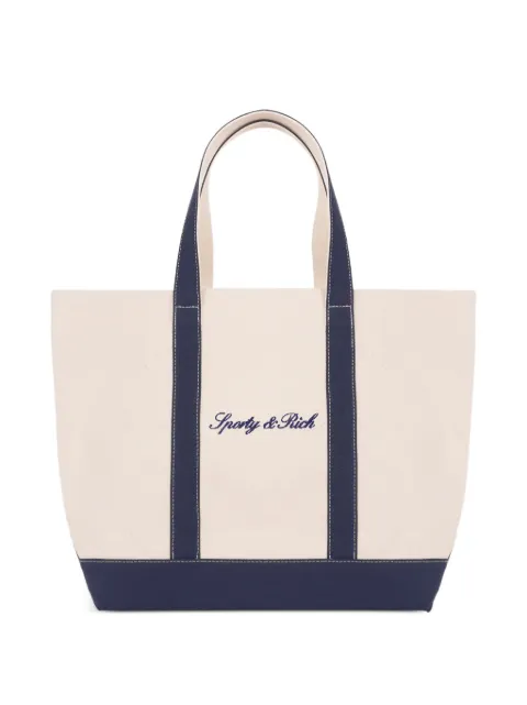 Sporty & Rich medium Signature Logo tote bag