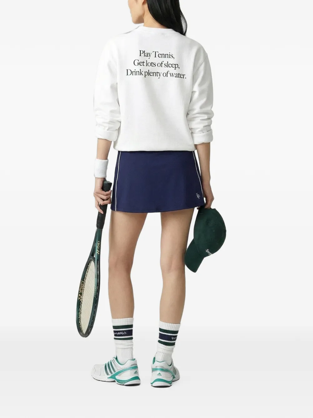 Sporty & Rich SRC Court mini-rok Blauw