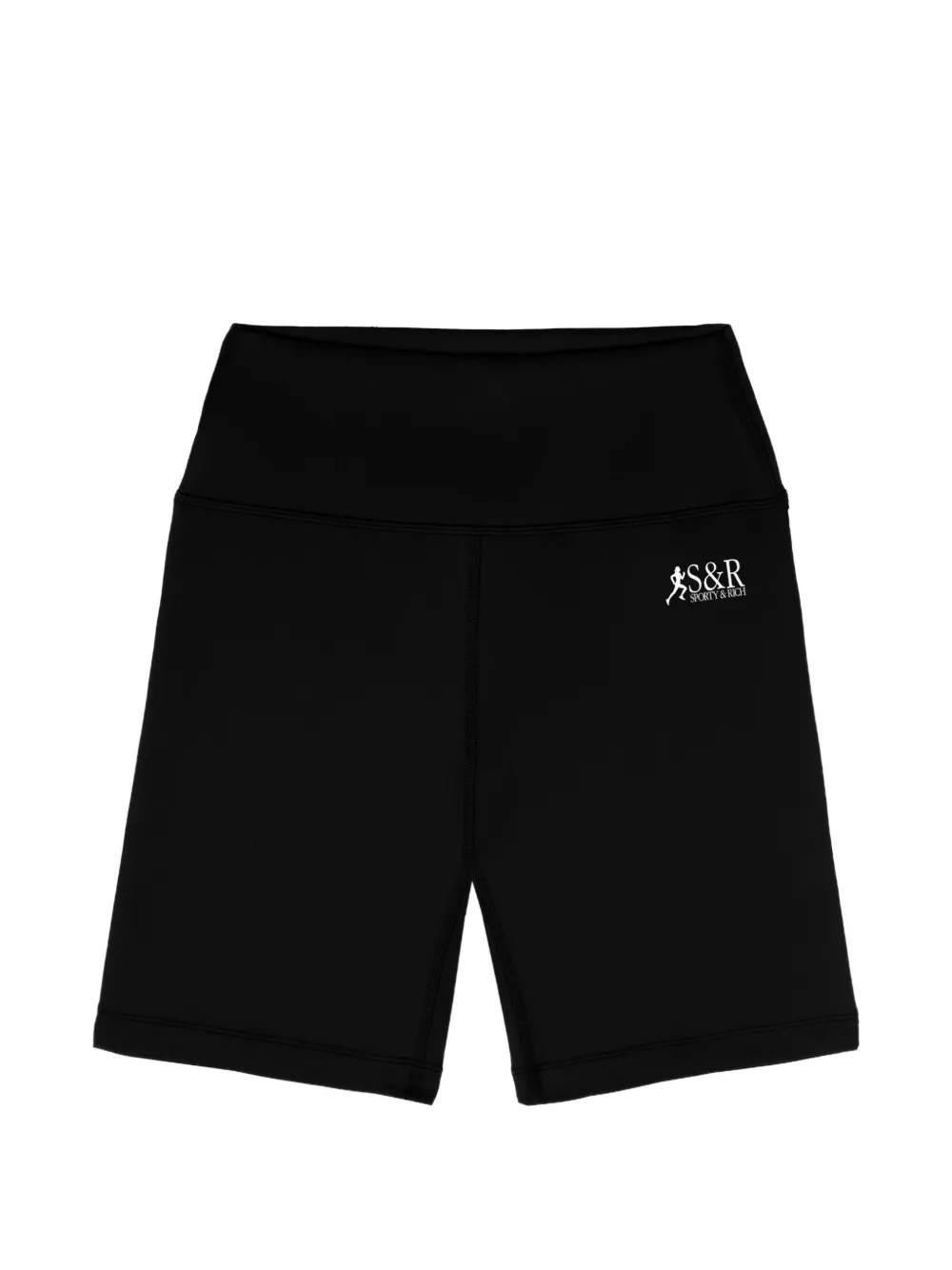Sporty & Rich SR Runner Bikershorts - Schwarz