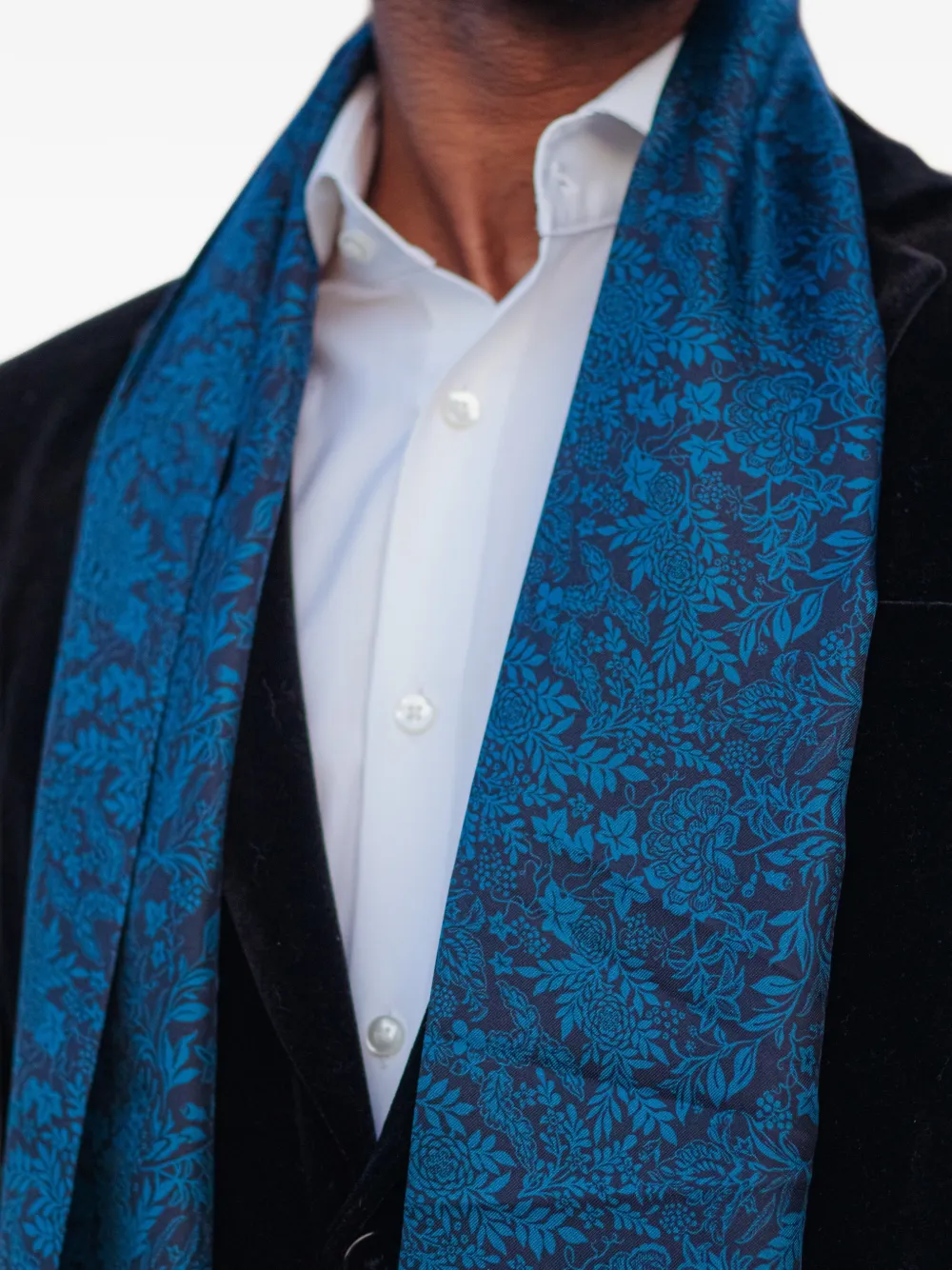 Elizabetta Rapallo sjaal Blauw