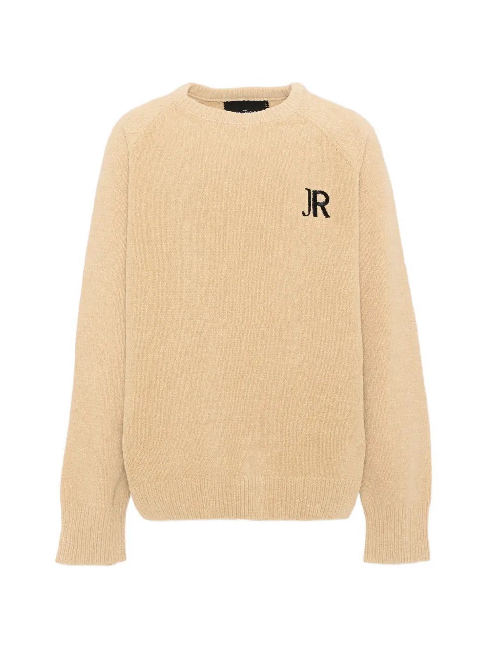 John Richmond Junior sweat rayé à logo brodé - Tons neutres