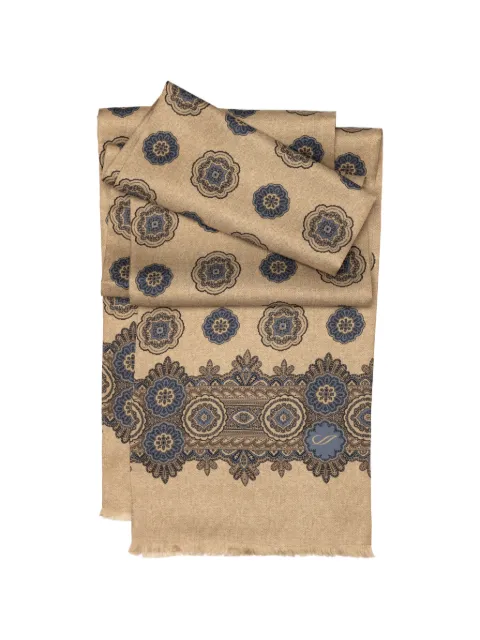 Elizabetta Silvestri medallion-print silk scarf