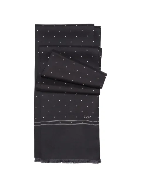 Elizabetta Savona polka-dot silk scarf