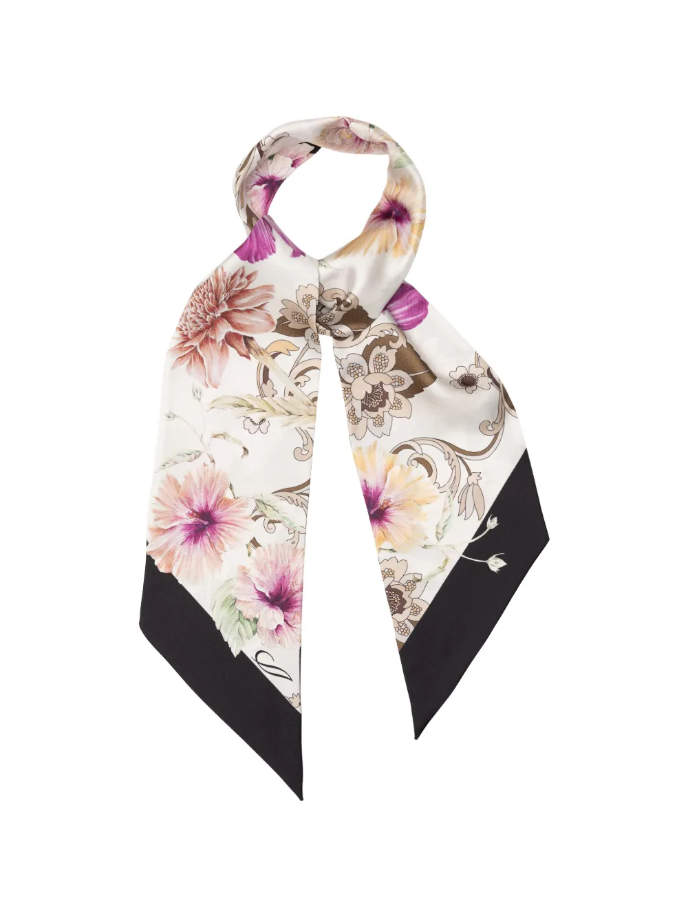 Elizabetta Hawaii Bloom sjaal met bloemen-print Beige