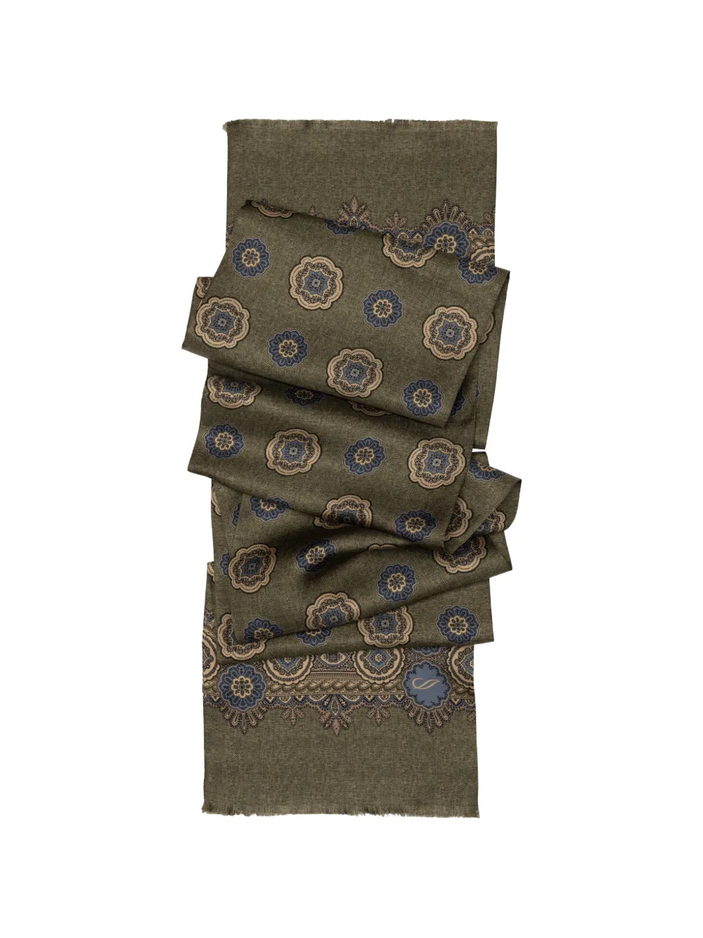 Elizabetta Medallion-print Tubular Scarf In Multi