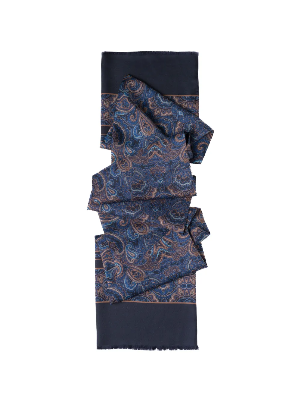Elizabetta Ferrara sjaal met paisley-print Blauw