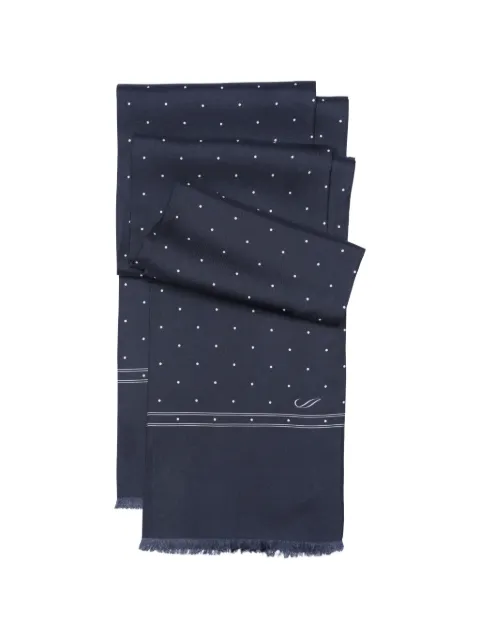 Elizabetta polka-dot silk scarf
