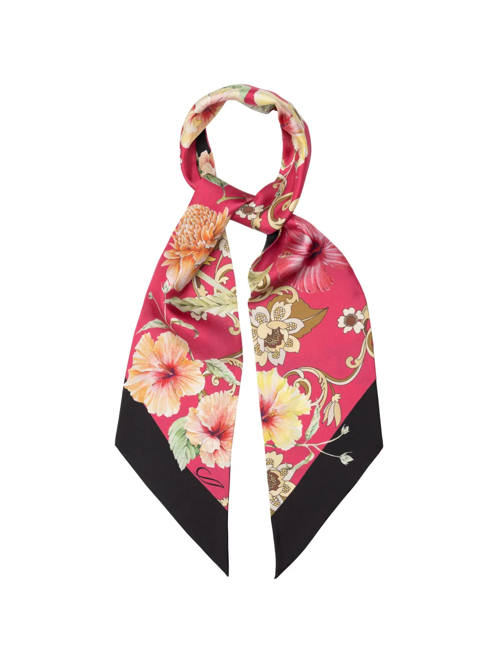 Elizabetta Hawaii Bloom skinny sjaal Roze