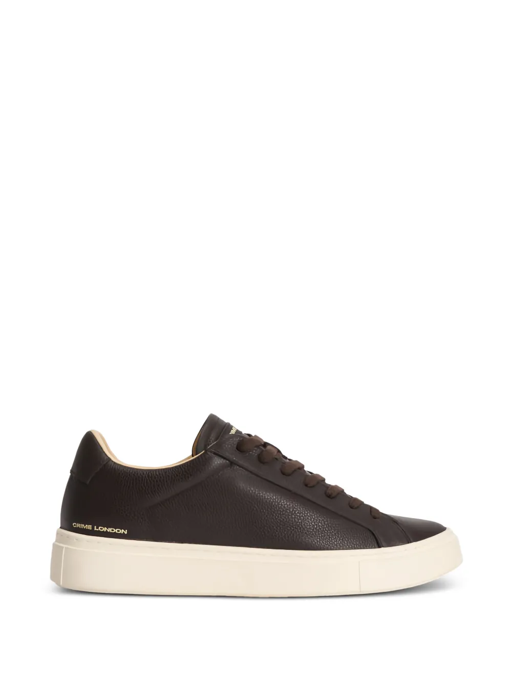 Crime London Superlight grained leather sneakers