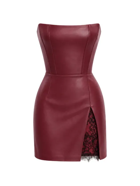 Lika lace-trim mini dress