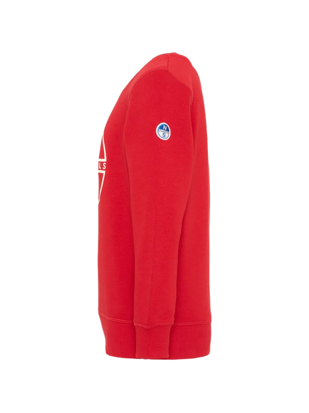 North Sails Kids Sweater met logoprint Rood
