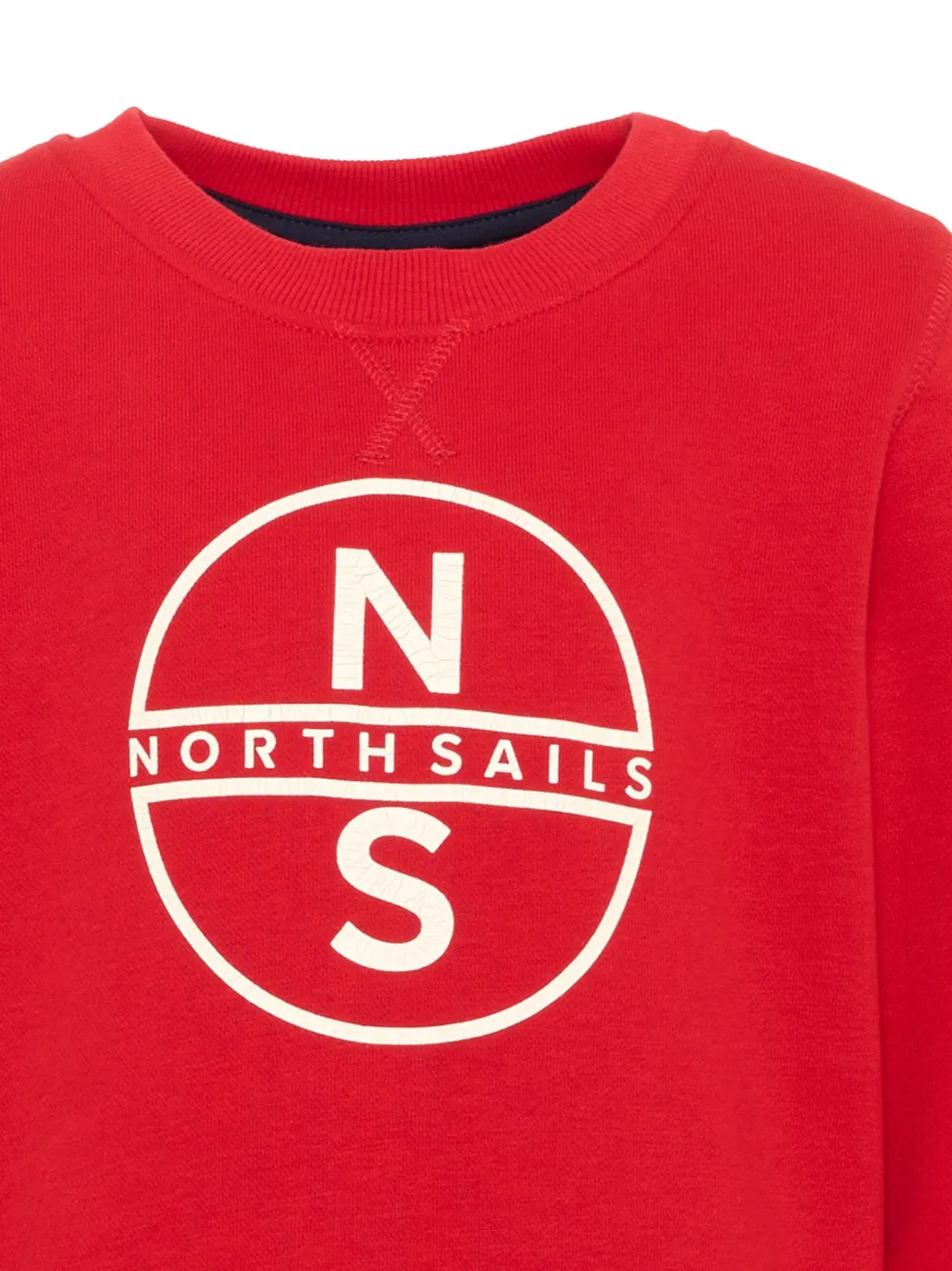 North Sails Kids Sweater met logoprint Rood