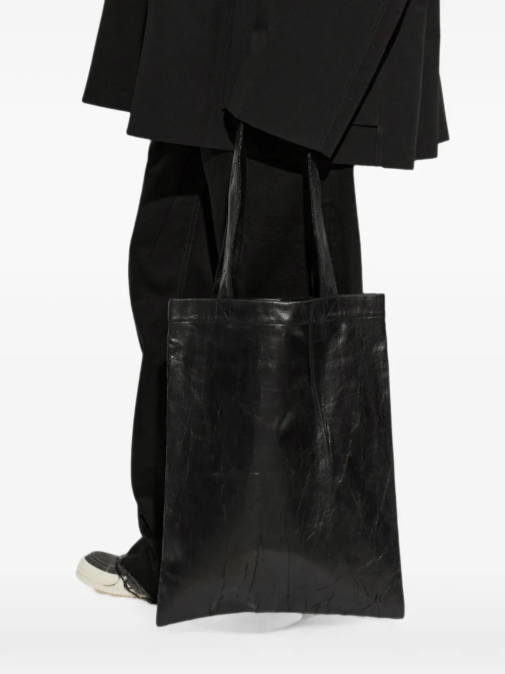 Rick Owens DRKSHDW Gecoate shopper Zwart