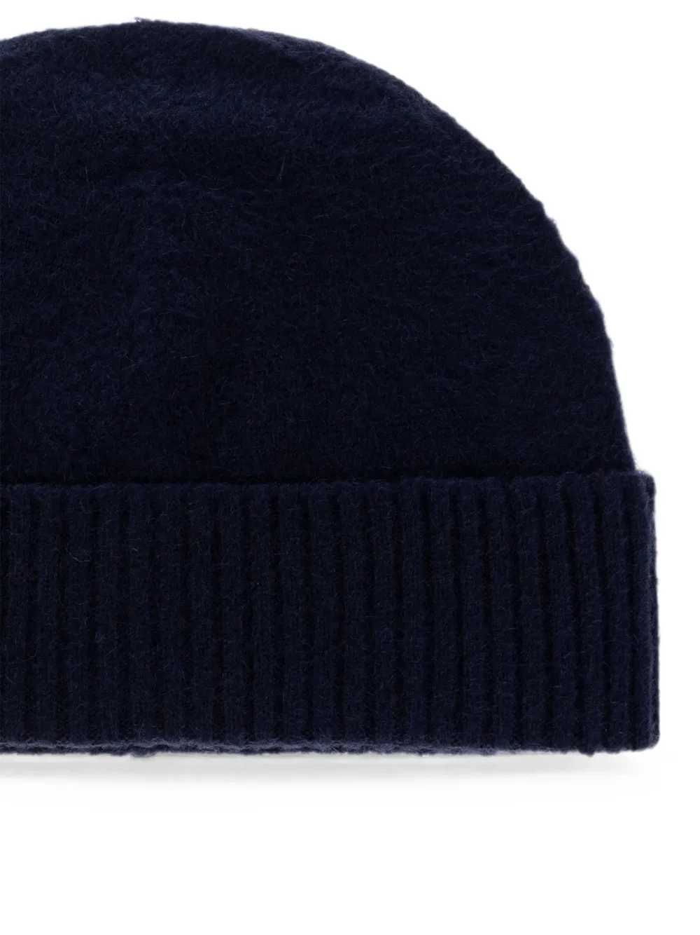 Jil Sander Ribgebreide muts Blauw