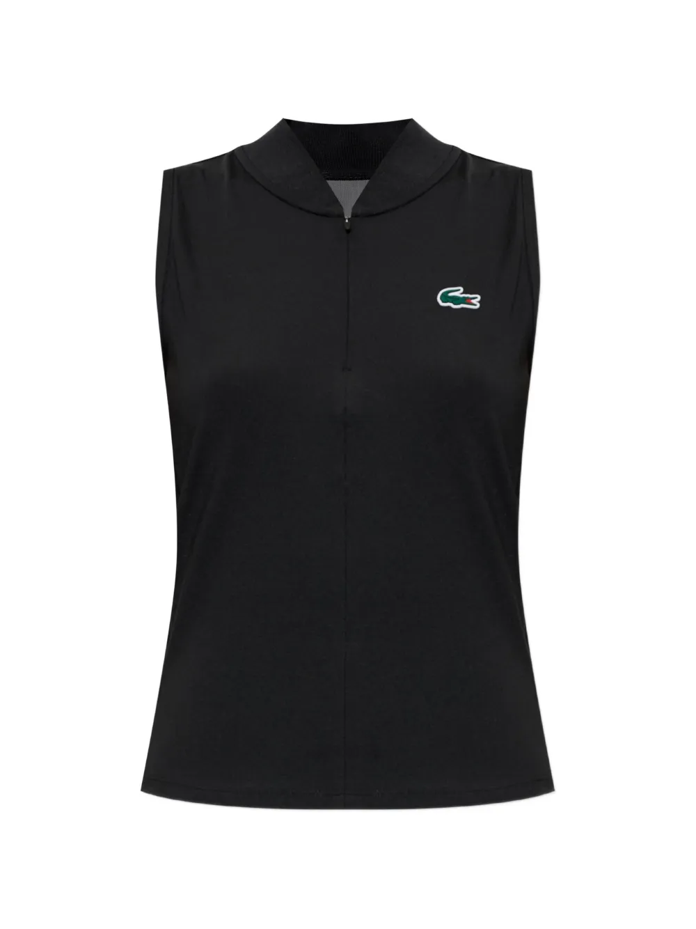 Lacoste zip-fastening sleeveless performance top