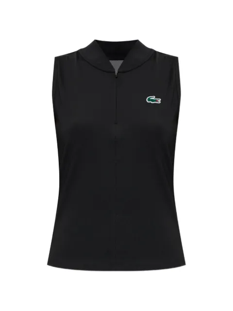 Lacoste zip-fastening sleeveless performance top