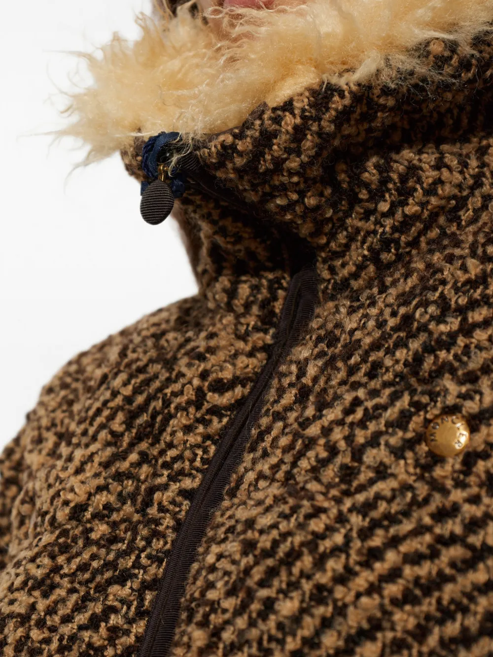 Moncler Dynamique donsjack Bruin