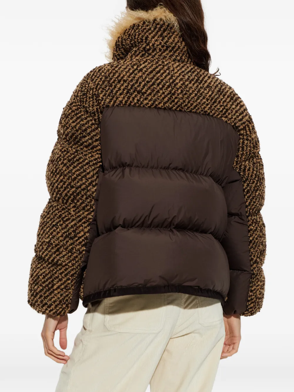 Moncler Dynamique donsjack Bruin