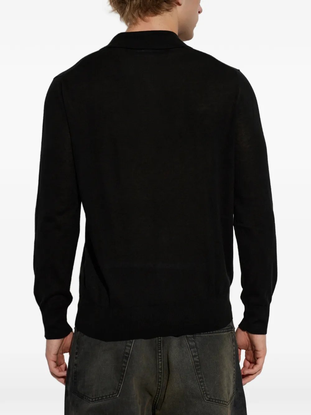 Lacoste Poloshirt met logopatch Zwart