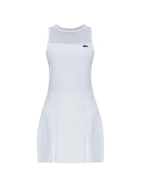Lacoste robe plissée à empiècements en résille