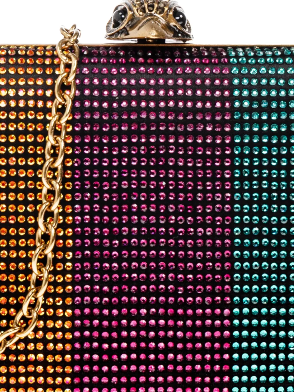 Kurt Geiger London Kensington clutch met kristallen Blauw